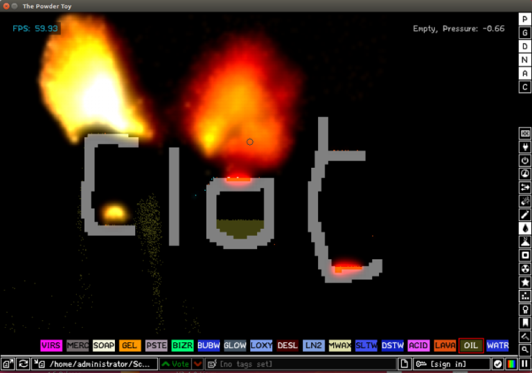 The Powder Toy a free physics sandbox game CLOT Curated List of Tools
